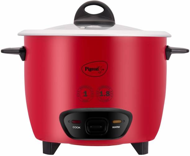 Pigeon 14930 Electric Rice Cooker with Steaming Feature
