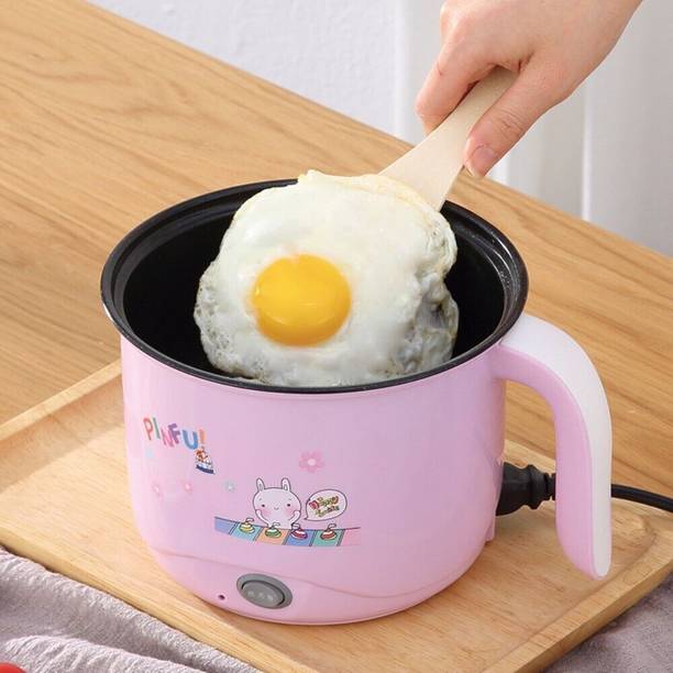CREATION BAZAAR Multiperpse Hot Pot Non Stick Rice Electric Cooker Frying Boiling Cooking Rice Cooker, Travel Cooker, Egg Boiler, Egg Cooker, Food Steamer
