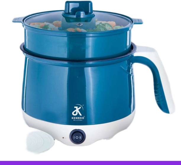 KENNGO BY JIATEK Electric Mini Cooker Steamer Cook pots for Cook Noodles/hot Pot/Rice Maker W256 Rice Cooker, Egg Cooker, Egg Boiler, Deep Fryer, Electric Pressure Cooker, Travel Cooker