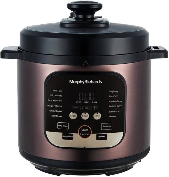 Morphy Richards WizPot 6 Litres Electric Rice Cooker with Steaming Feature