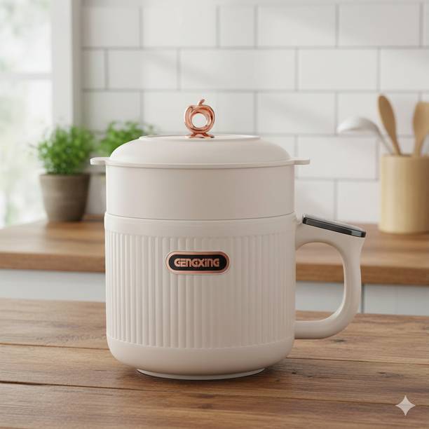 NowExp 450W Wide-Mouth Electric Cooker Kettle Adjustable Temperature Pot for Milk, Tea Electric Pressure Cooker