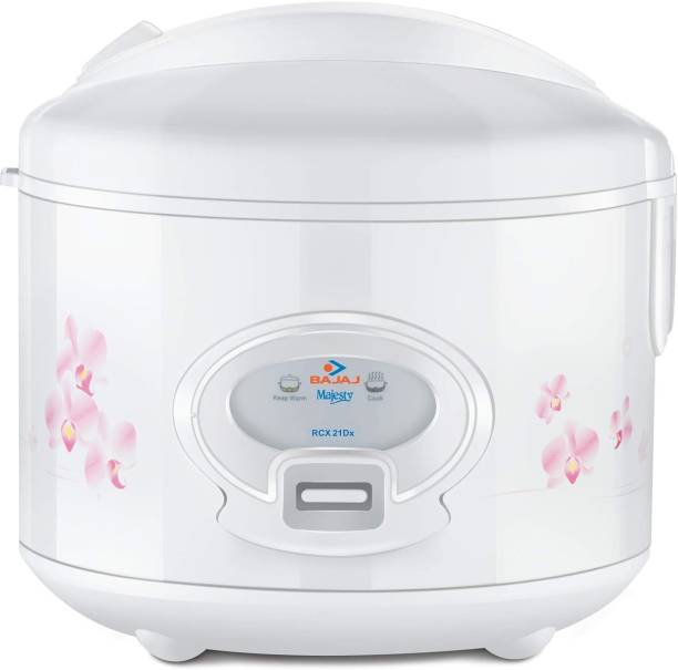 BAJAJ Majesty New RCX21 delux Electric Rice Cooker with Steaming Feature Electric Rice Cooker