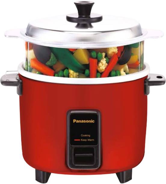 Panasonic SR-WA18H (FK) Electric Rice Cooker with Steaming Feature