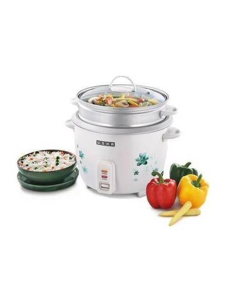 USHA RC18GS2 Electric Rice Cooker with Steaming Feature