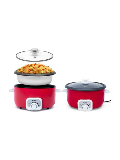 AGARO Regal Electric Multi Cooking Pot, 1200W, Automatic Boiler, Electric Rice Cooker