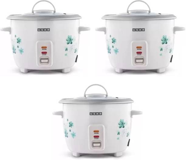 USHA 18GS1 RICE COOKER Pack of 3 Electric Rice Cooker