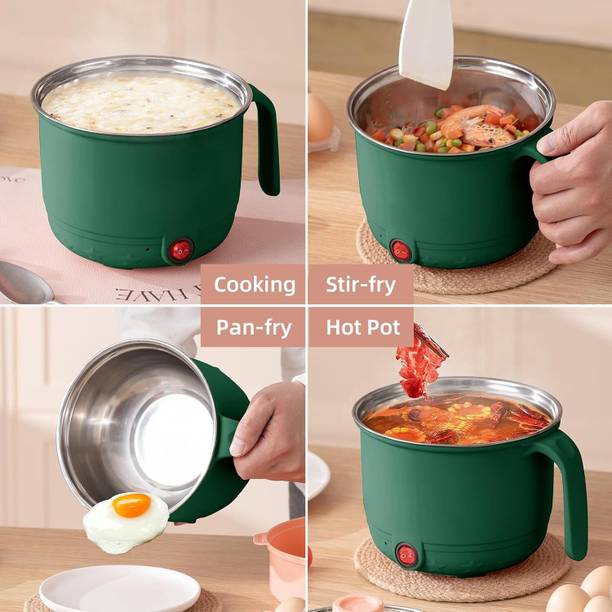 R.T. Impex Hy Electric Rice Cooker | Rice Cooker Small | Non-Stick Aluminium Cooking Egg Cooker, Egg Boiler, Rice Cooker, Travel Cooker, Food Steamer, Deep Fryer