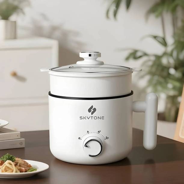 SKYTONE Electric multipurpose Cooker Rice Cooker, Egg Boiler, Egg Cooker, Food Steamer, Travel Cooker