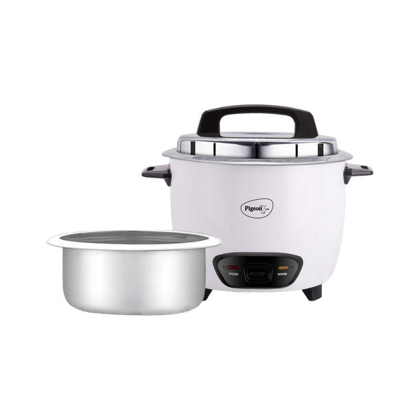 Pigeon JOY SINGLE POT AUTOMATIC MULTI COOKER WARMER Electric Rice Cooker with Steaming Feature