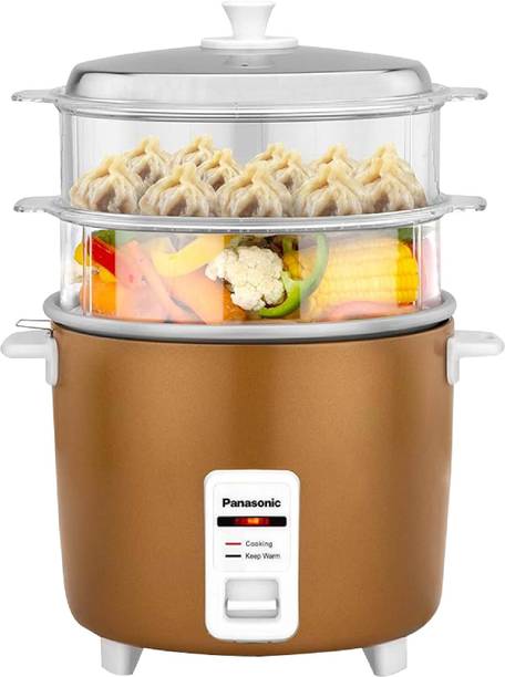 Panasonic SR-WA22H(SS) Electric Rice Cooker with Steaming Feature