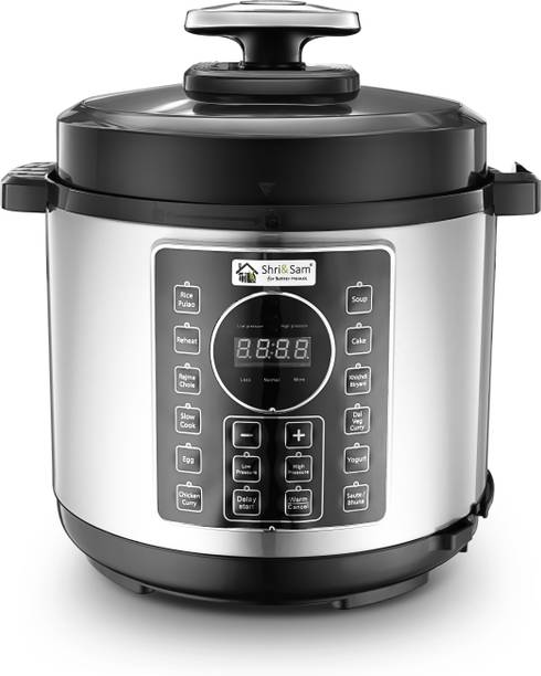 Shri & Sam 10-in-1 Digital Stainless Steel, 1000 W Electric Pressure Cooker