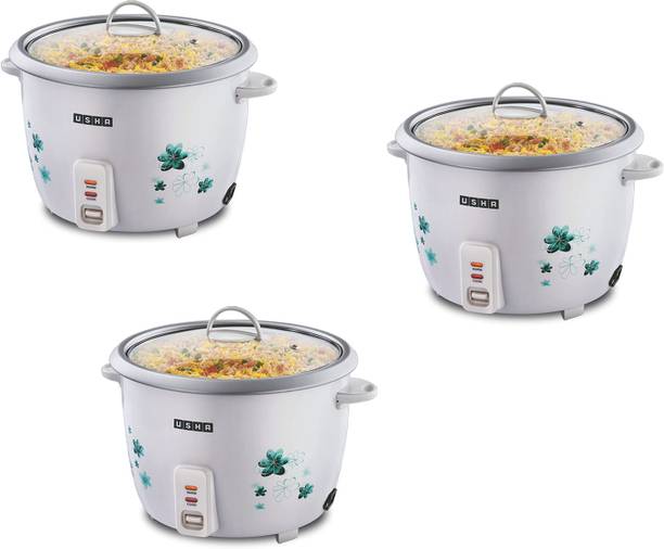 USHA RC28GS1 Electric Rice Cooker pack of 3 Electric Rice Cooker