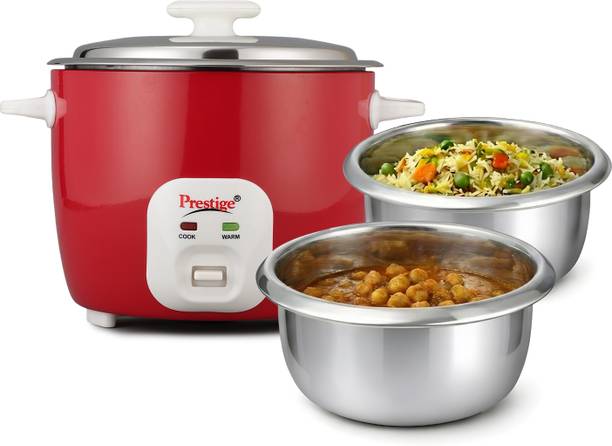 Prestige CUTE 1.8-2 Electric Rice Cooker with Steaming Feature