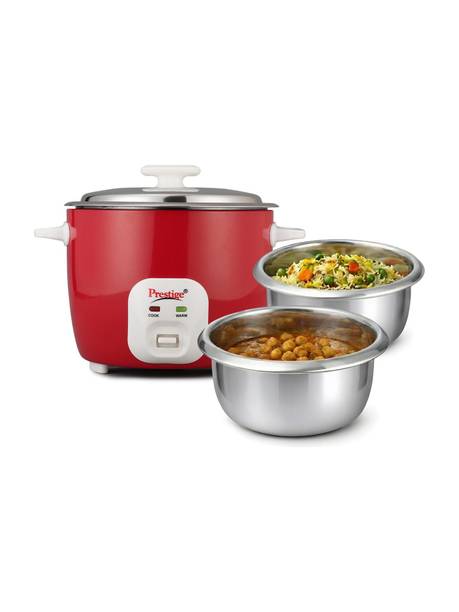 Prestige CUTE 1.8-2 Electric Rice Cooker with Steaming Feature