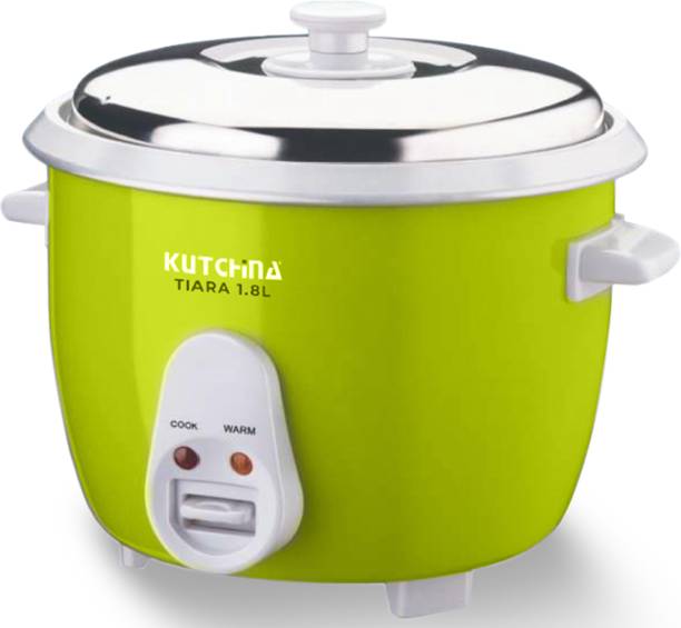 Kutchina Tiara Rice Cooker 1.8 L, Rice Maker Electric Electric Rice Cooker with Steaming Feature