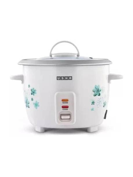 USHA 18GS1 ELECTRIC RICE COOKER WHITE Electric Rice Cooker with Steaming Feature