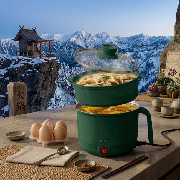 FRESINIYA ENTERPRISES Electric Multipurpose Mini Cooker with Steamer for Rice, Soup & Pasta Electric Pressure Cooker