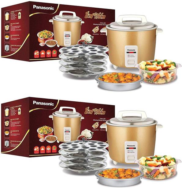 Panasonic SR-W18GH CMB Food Steamer Electric Rice Cooker with Steaming Feature