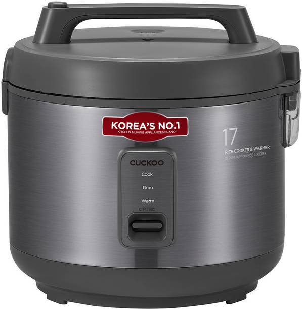 CUCKOO Dum Cooking, 3D Heating & 10Hrs Keep Warm Serves 5-17 People Electric Rice Cooker with Steaming Feature