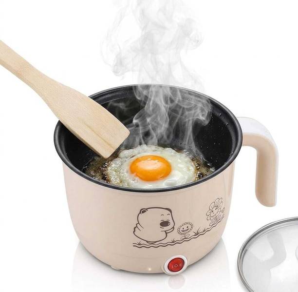 CREATION BAZAAR Mini Auto kettle cooking mode cooker with Digital Electronics multi-function Travel Cooker, Rice Cooker, Food Steamer, Egg Cooker, Egg Boiler