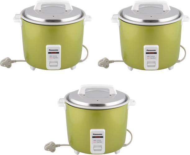 Panasonic SR-WA22H (E) Automatic Rice Cooker Pack of 3 Electric Rice Cooker