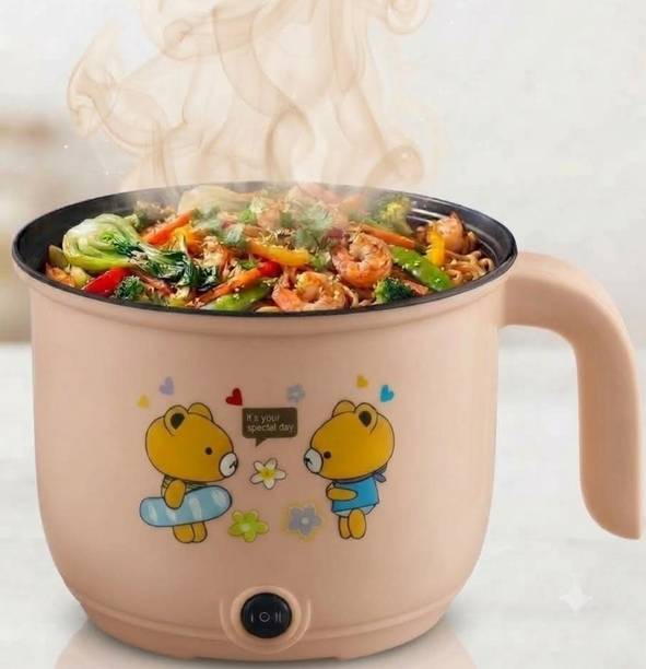 GAMADIYN BAZAAR Multi-Function Electric Cooker Non-stick Cooking Pot Rice Cooker Travel Cooker, Egg Cooker, Egg Boiler, Rice Cooker