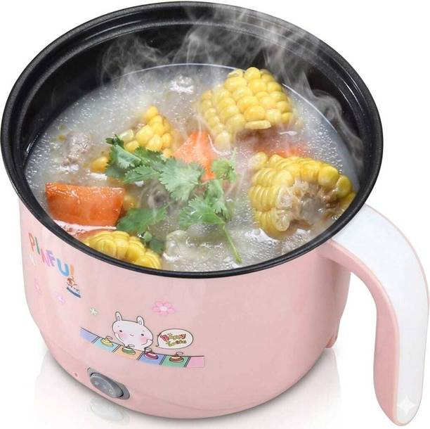 GAMADIYN BAZAAR Multi Cooker Electric Kettle Dual Function Cooking Kettle With Steamer Travel Cooker, Rice Cooker, Food Steamer, Egg Cooker, Egg Boiler