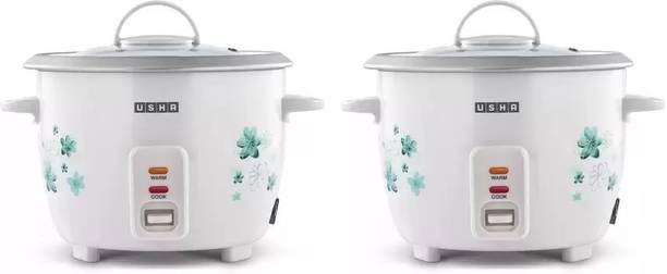 USHA 18GS1 RICE COOKER Pack of 2 Electric Rice Cooker
