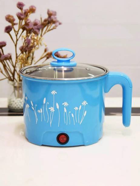 AVIRA OVERSEAS Electric Multifunction Cooking Pot 1.5 Litre Multi-Purpose Cooker Rice Cooker, Slow Cooker, Egg Cooker, Travel Cooker