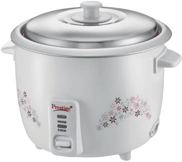Prestige Delight PRWO-1.5-2 Double Pot with Aluminium Cooking Pan-2 Electric Rice Cooker with Steaming Feature