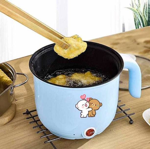 CREATION BAZAAR Electric Cooking Pot Non-Stick Cooker, Egg Boiler Rice Cooker, Travel Cooker Rice Cooker, Egg Boiler, Egg Cooker, Travel Cooker