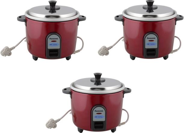Panasonic SR-WA10(GE9) Rice Cooker 1.0L Pack of 3 Electric Rice Cooker