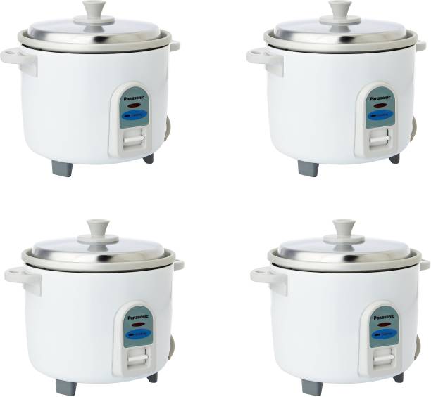 Panasonic SR-WA10E Electric Rice Cooker Pack of 4 Electric Rice Cooker with Steaming Feature