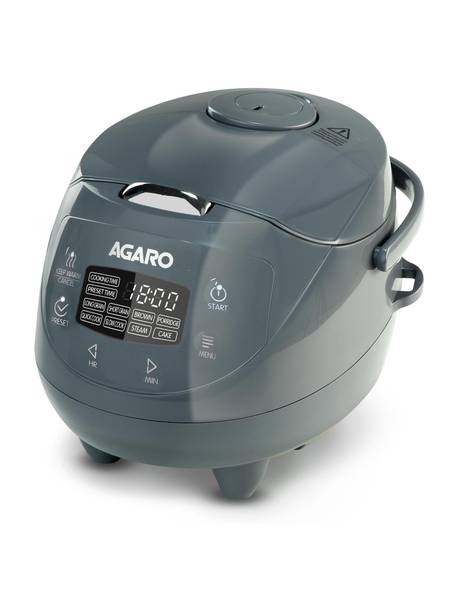AGARO Imperial Electric Rice Cooker, 2L Ceramic Coated Inner Bowl, Steam Basket, Electric Rice Cooker