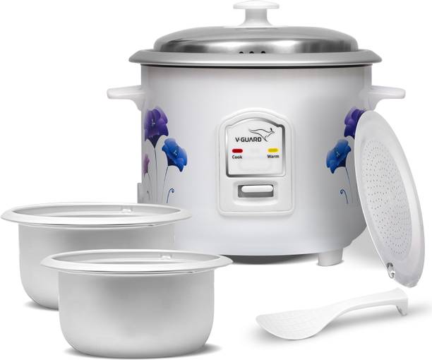 V-Guard VRC 1.0 C with 2 Pots Electric Rice Cooker
