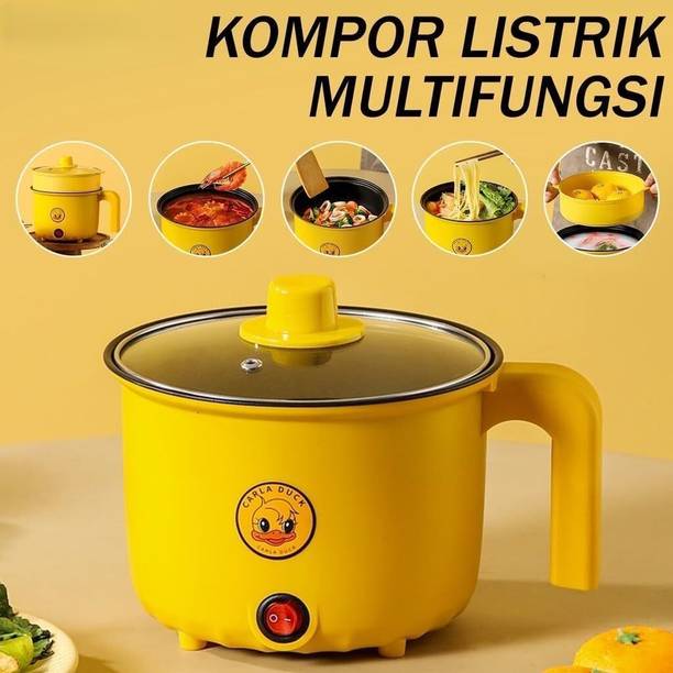 R.T. Impex Small Electric Rice Cooker Variable Temperature Settings, Wide Mouth,Tea, Coffee Egg Cooker, Egg Boiler, Rice Cooker, Travel Cooker, Food Steamer, Deep Fryer
