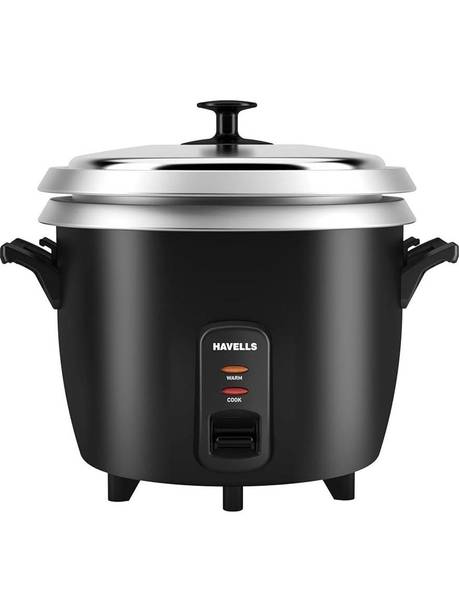 HAVELLS RISO Plus, (Pack of 1) 3 X Protection, Electric Rice Cooker