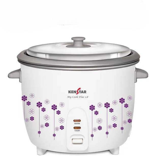 Kenstar MY COOK 1.8 Plus Ltrs | 2 cooking Bowls| 1 Kg Electric Rice Cooker with Steaming Feature