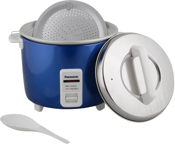 Panasonic Electric Cooker with Multi-Cooking Functions | Non-Stick Pot & Auto Keep-Warm Electric Pressure Cooker