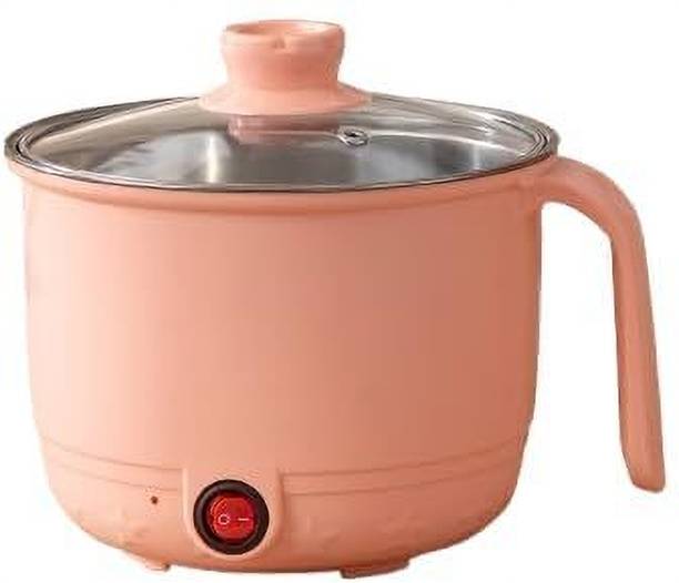 Cloudbliss Electric Cooking Pot, 1.5L Multi Cooker with Concealed Base Electric Pressure Cooker, Food Steamer, Rice Cooker, Slow Cooker, Travel Cooker