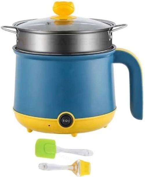 NL Traders Multifunction Portable Electric Pot/Mini Cooker for Travel/Hostel Egg Cooker, Travel Cooker, Food Steamer, Egg Boiler, Rice Cooker