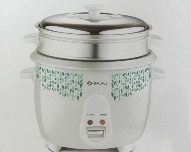 BAJAJ RCX 1.8 DLX DUO ( STEAMER) Electric Rice Cooker with Steaming Feature