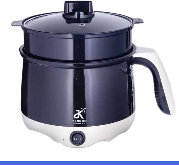 KENNGO BY JIATEK Multifunction Portable Electric Pot/Mini Cooker for Travel/Hostel Electric Pressure Cooker, Rice Cooker, Egg Cooker, Travel Cooker, Food Steamer, Egg Boiler