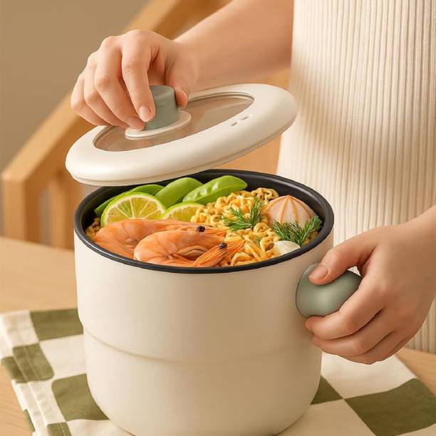 BeeDuck Electric Mini Cooker Steamer Cook pots for Cook Noodles/Hot Pot/Rice/Egg Boiler Egg Boiler, Egg Cooker, Electric Pressure Cooker, Food Steamer, Rice Cooker, Travel Cooker