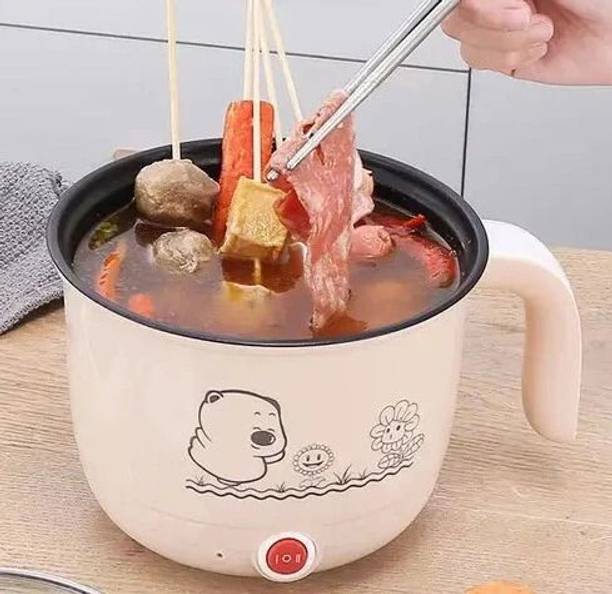 princemarkett Multi-Function Colorful Electric Cooking Pot/Mini Rice Cooker Rice Cooker, Egg Boiler, Travel Cooker