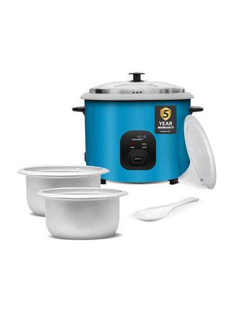 V-Guard VRC 2.8 C with 2 Pots Electric Rice Cooker with Steaming Feature