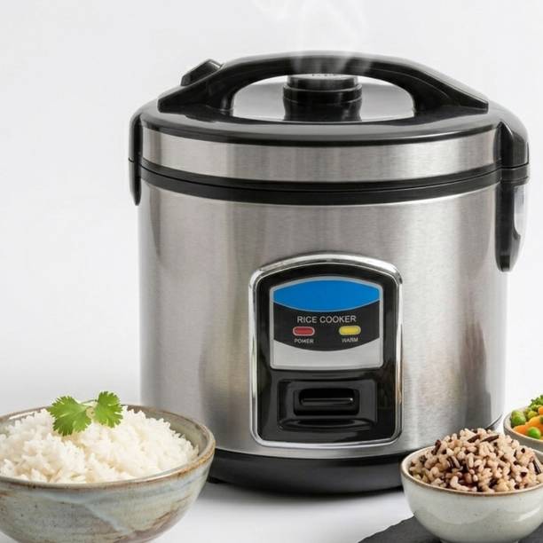 opriQ 2L Multipurpose Electric Rice Cooker 700W for Rice, Steaming & Cooking Electric Pressure Cooker, Food Steamer, Rice Cooker, Slow Cooker