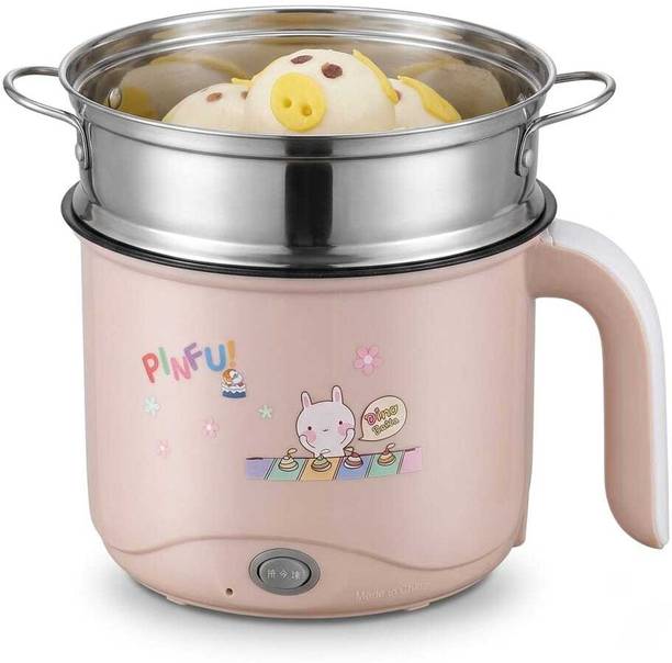aaradh export Multiperpse Hot Pot Non Stick Rice Electric Cooker Air Fryer, Egg Boiler, Travel Cooker, Rice Cooker, Egg Cooker