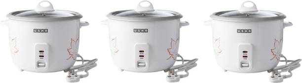 USHA RC18GS1 ( Pack of 3 ) Electric Rice Cooker