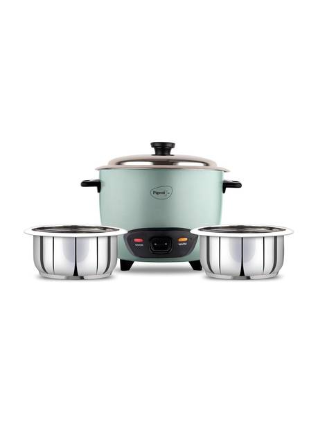 Pigeon Inox Stainleess Steel Automatic Electric Rice Cooker